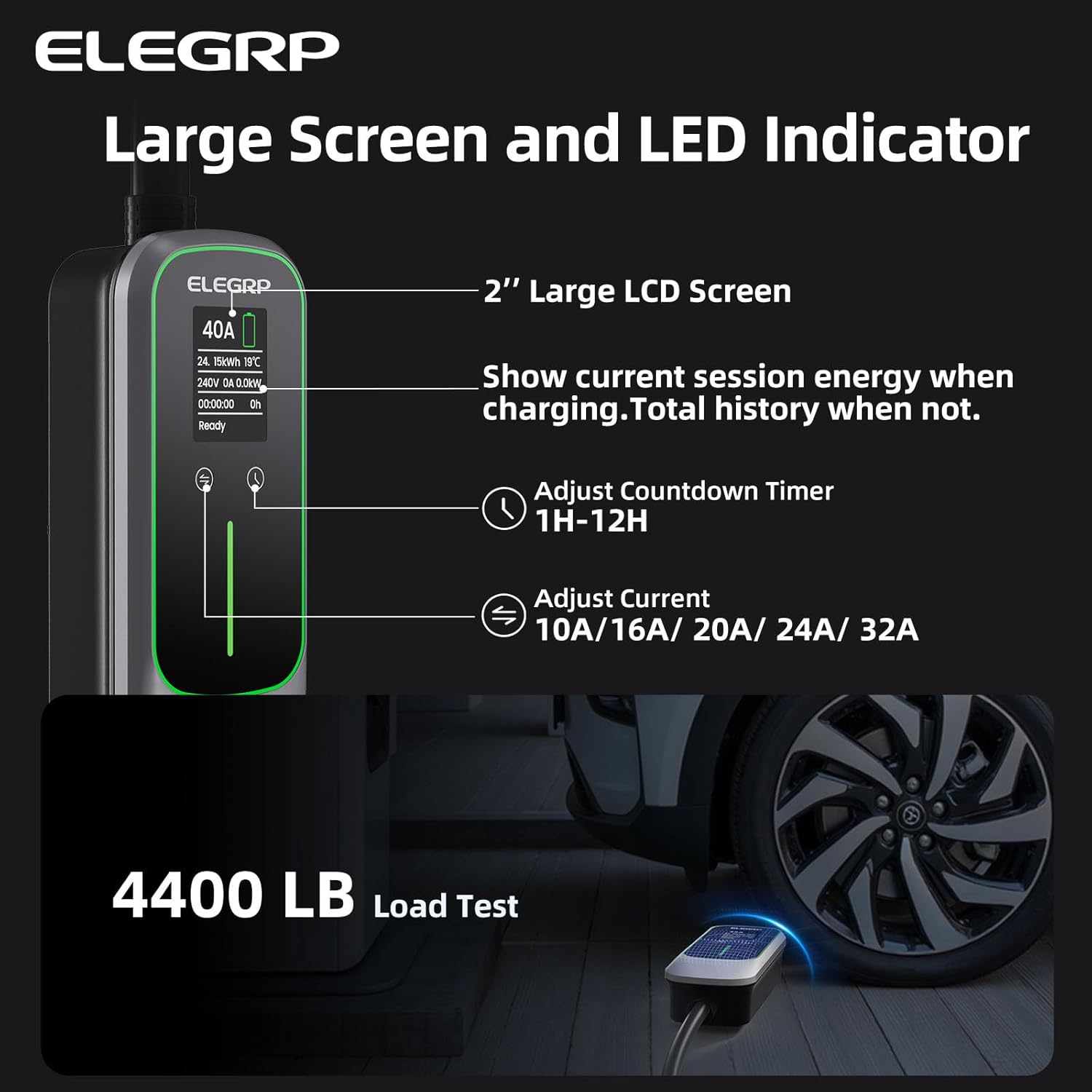 ELEGRP 32 Amp Portable Electri - огляд і ціна Home Ev Charger
