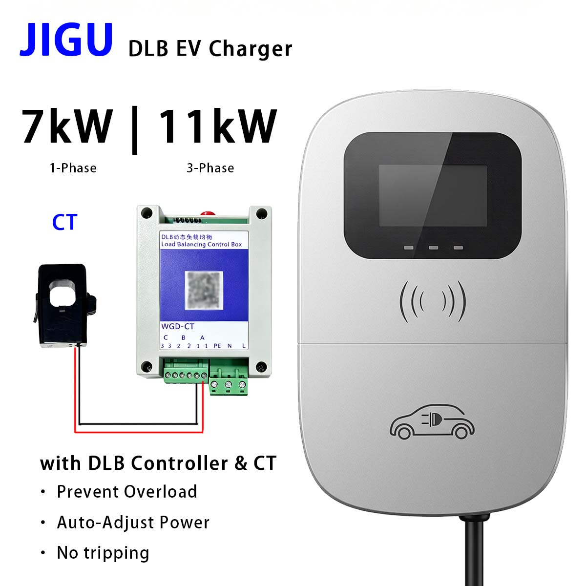 JIGU Dynamic Load Balancing EV - огляд і ціна Wallbox Ev