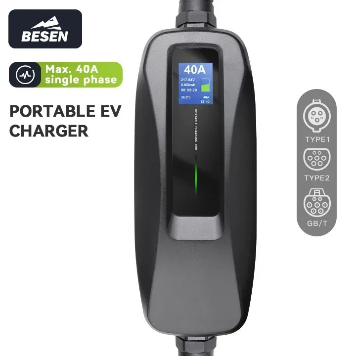 BESEN 8.8kW Portable Type 1 EV - огляд і ціна Portable Ev Charger