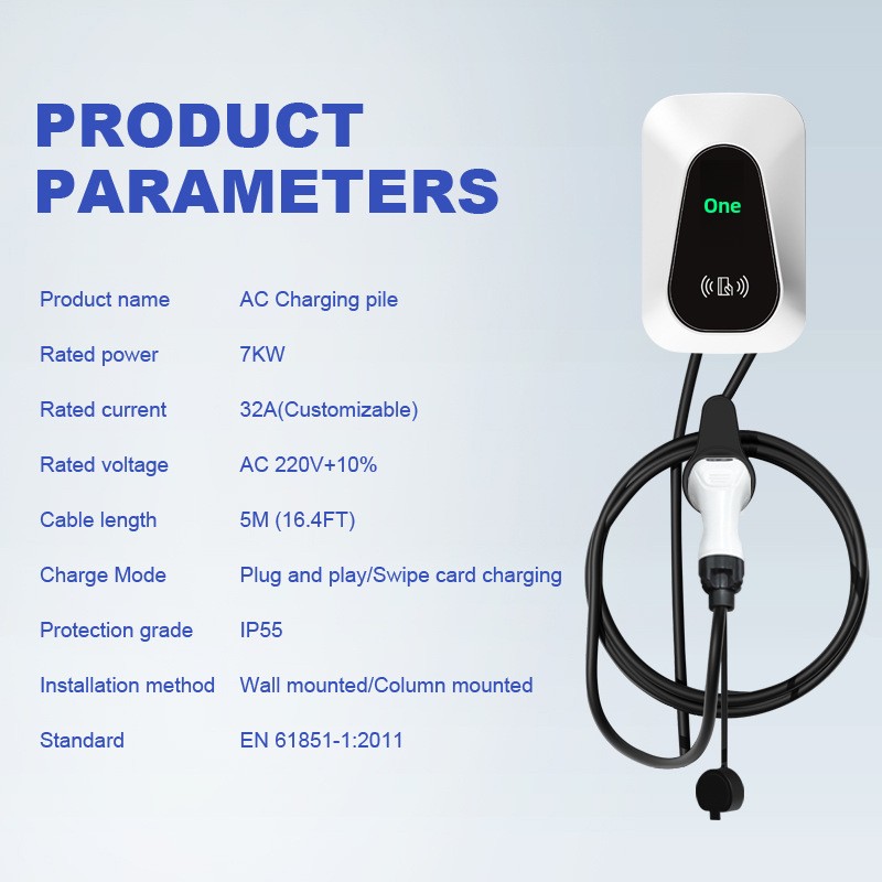 European-standard 7kW Type 2 E - огляд і ціна Home Ev Charger