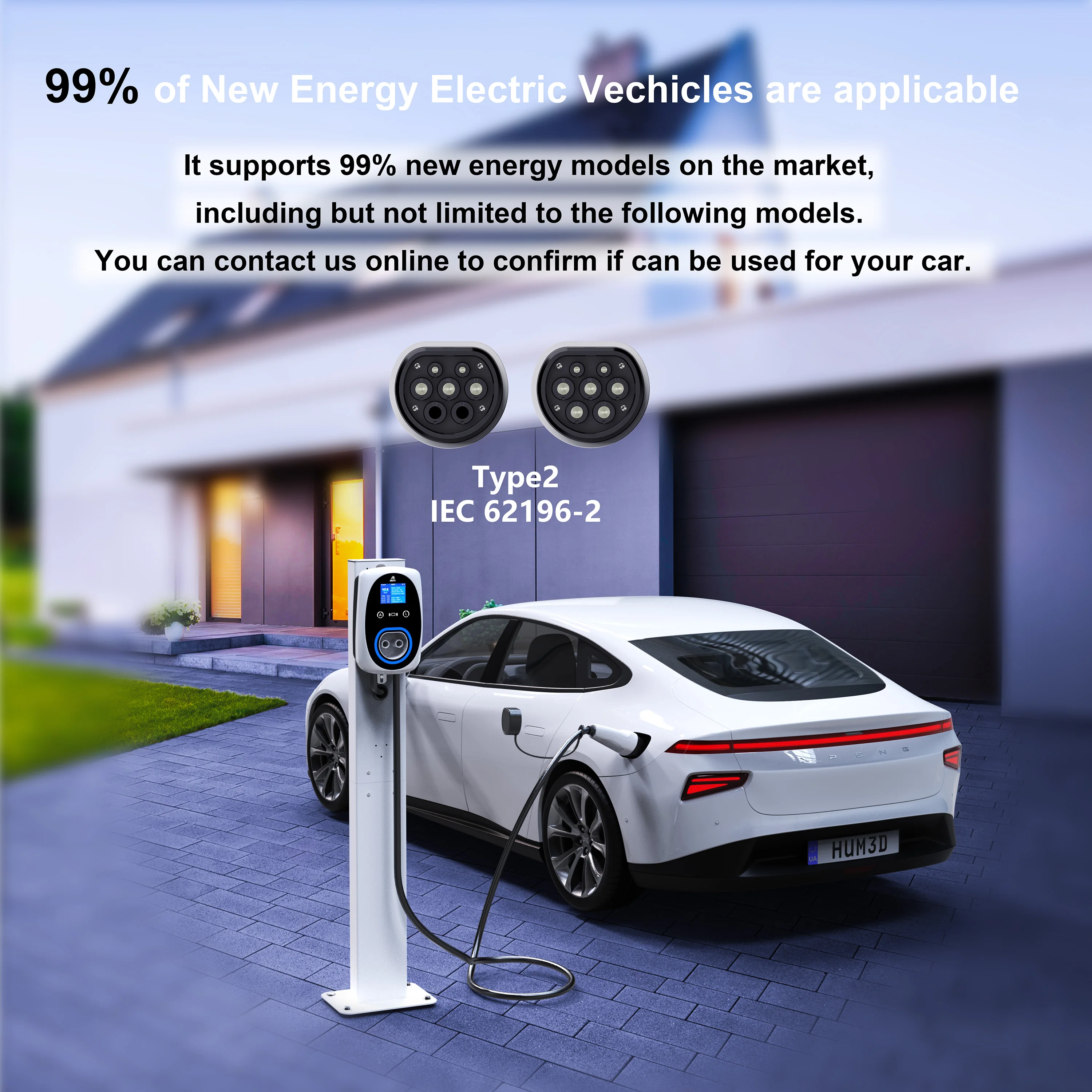 GWUYU EV Charger 32A 7.6KW EVS - огляд і ціна Home Ev Charger