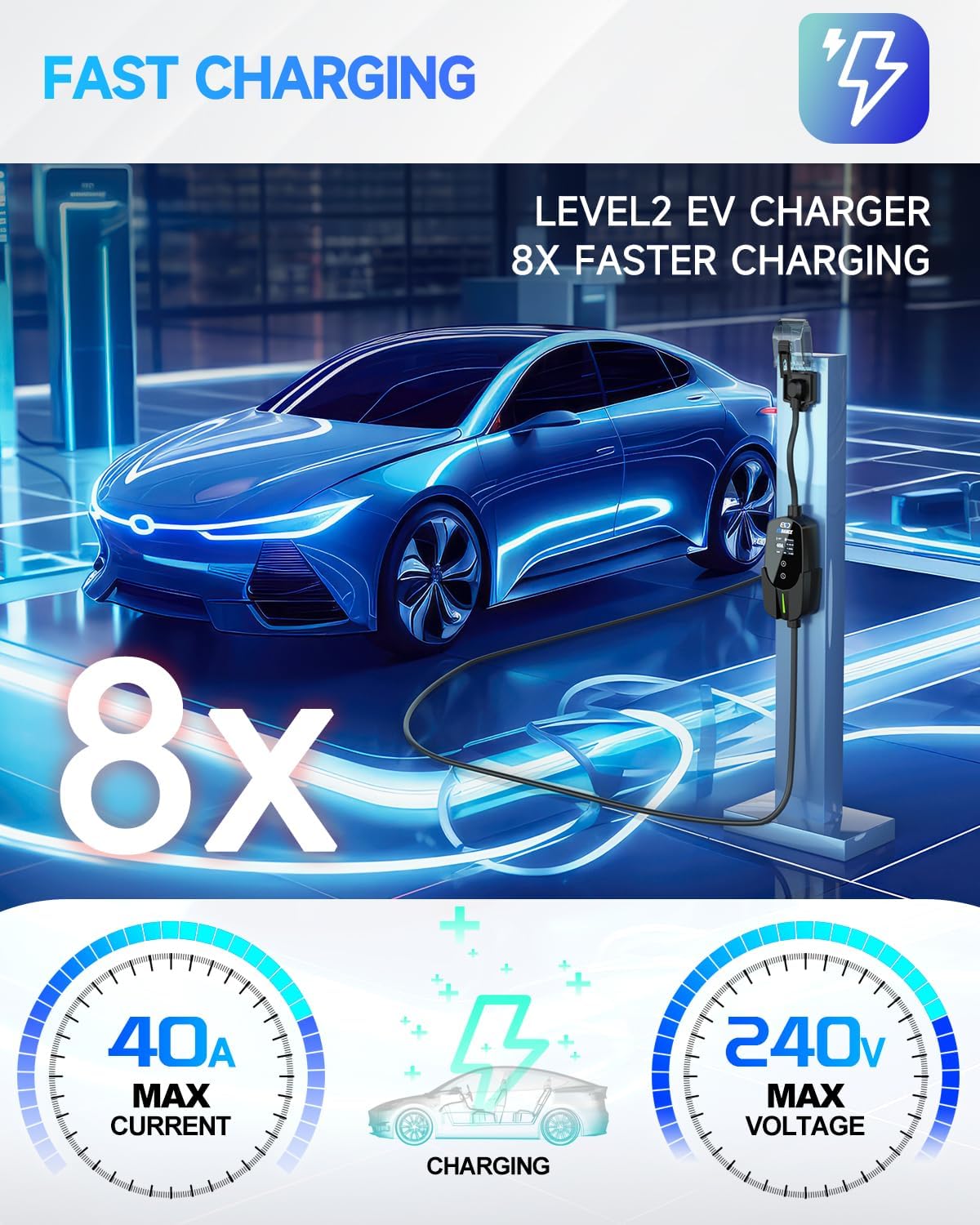EVDANCE Portable EV Charger fo - огляд і ціна Home Ev Charger