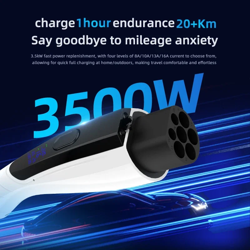 NEW 3.5KW 16A GB/T20234 EV Por - огляд і ціна Ev Charger Adapter