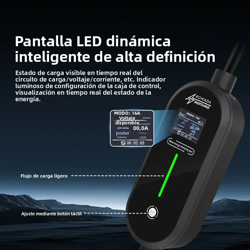 ROMADA 7KW 32A EV Portable Cha - огляд і ціна Ev Charger Adapter