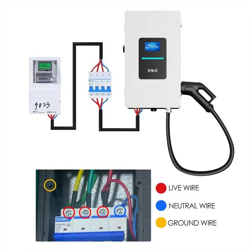 RSCHG 20kw CCS1 IP54  DC Elect - огляд і ціна Wallbox Ev