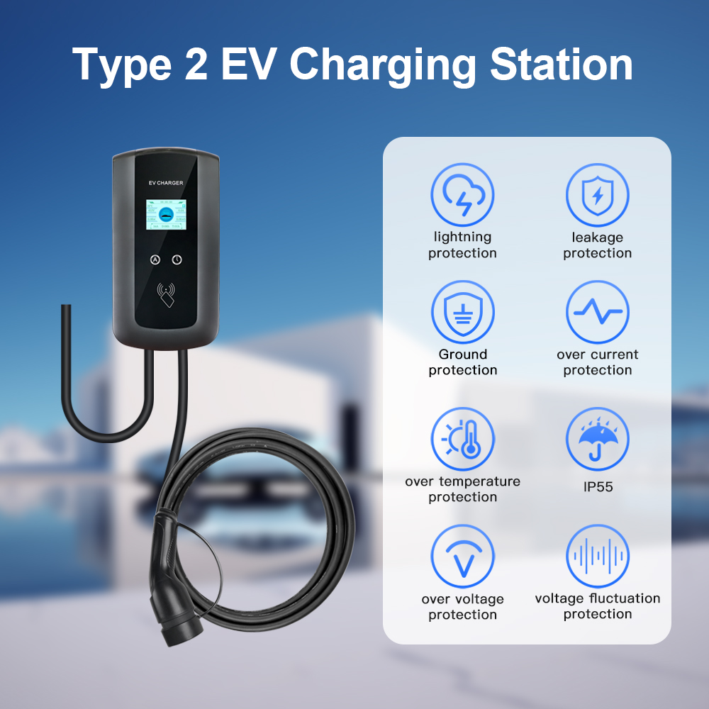 Kolanky 32A 7.2/22KW EV Chargi - огляд і ціна Wallbox Ev