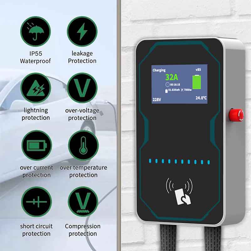 WUFEN EVSE Wallbox EV Car Char - огляд і ціна Wallbox Ev